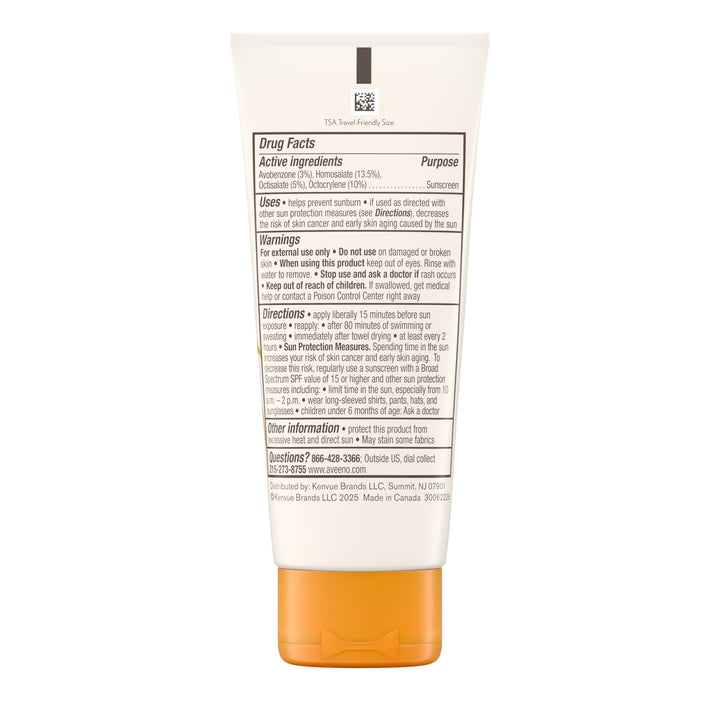 Aveeno Protect & Hydrate Moisturizing Face Sunscreen Lotion, SPF 60