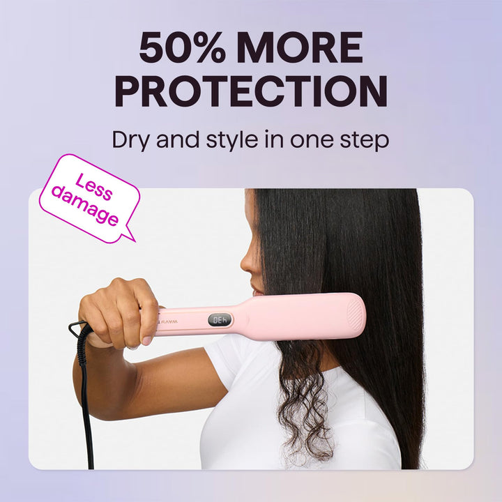 wavytalk Wet To Straight Hair Straightener, 1.75 Wide Vent Sesh Flat Iron