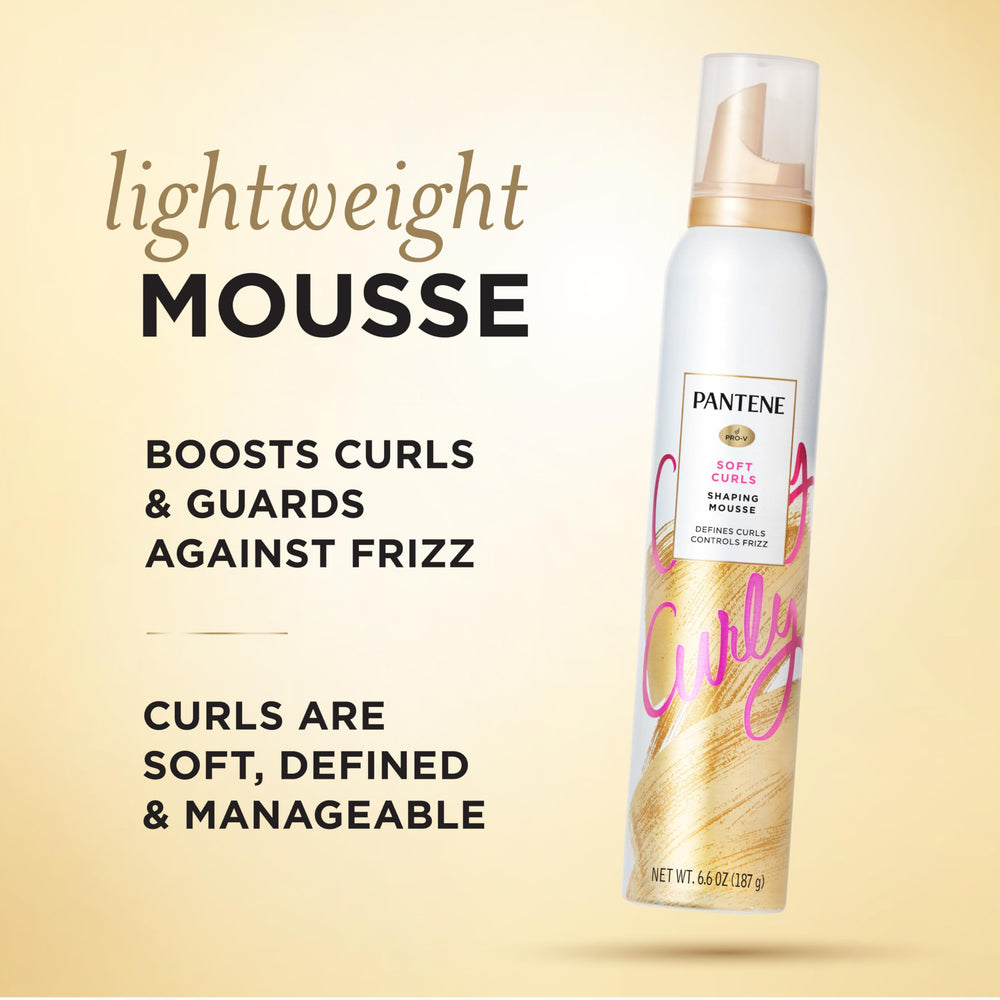 Pantene Pro-V Curls Defining Mousse, Maximum Hold, 6.6 oz