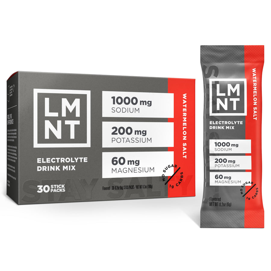 Drink LMNT Electrolytes, Watermelon Salt, 30 Count