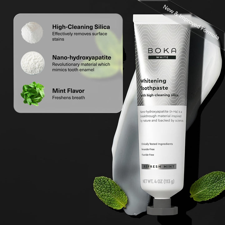 Boka Toothpaste, Fluoride Free, Nano Hydroxyapatite