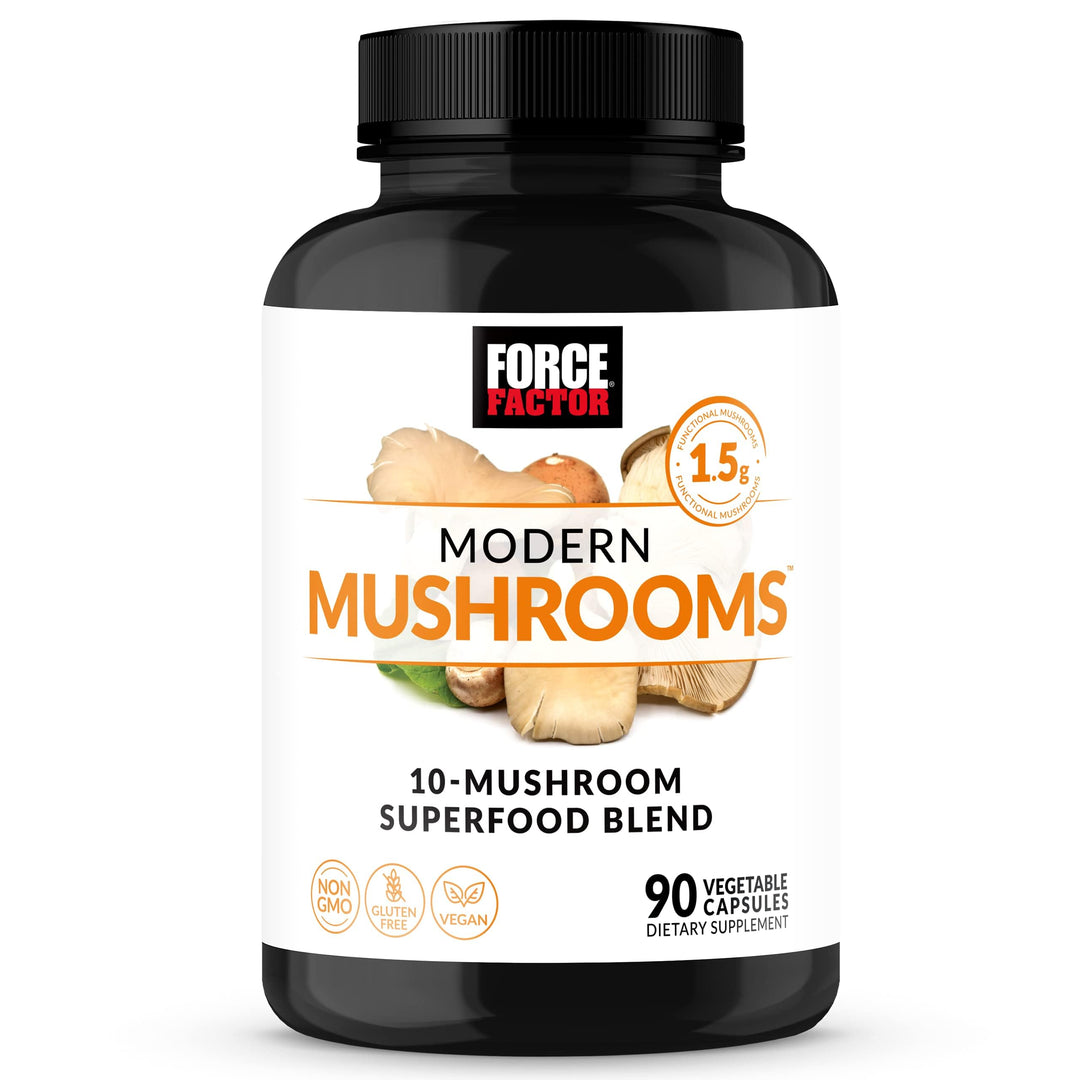 Force Factor Modern Mushrooms Capsules, 90 Count