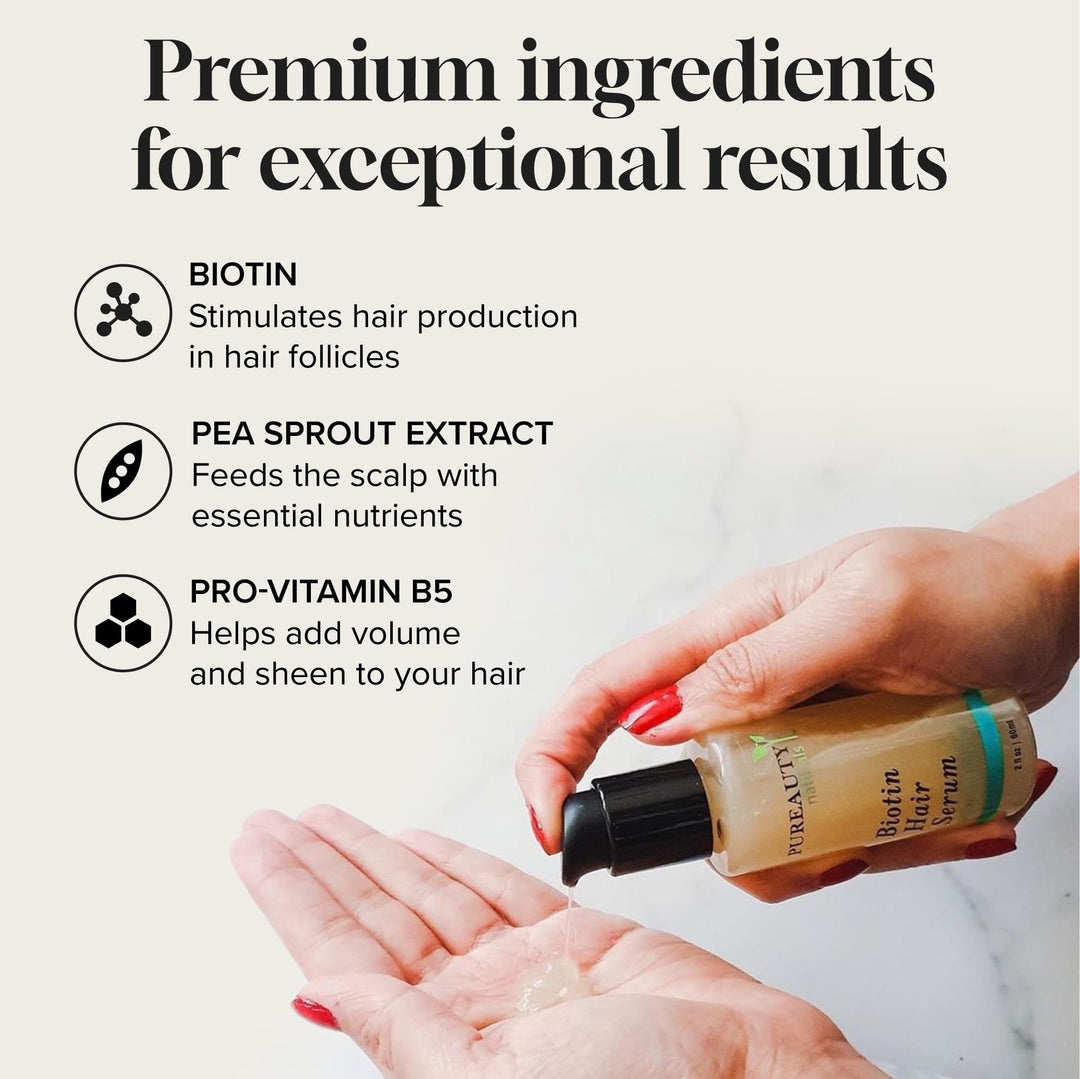Meraz Pureauty Naturals Biotin Hair Growth Serum