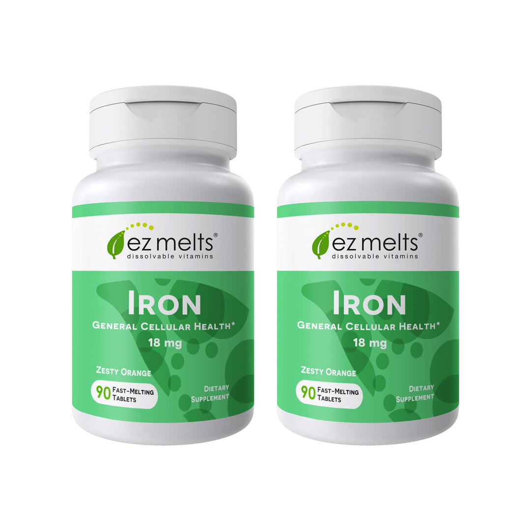 Dissolvable Iron Supplement, 18 mg, 3-Month Supply