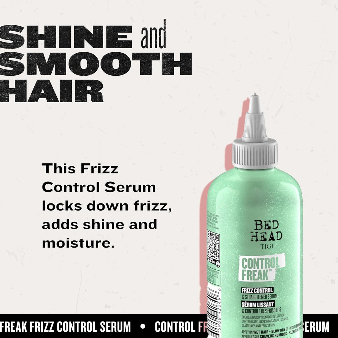TIGI Control Freak Hair Serum For Curly Or Frizzy Hair, 8.62 fl oz