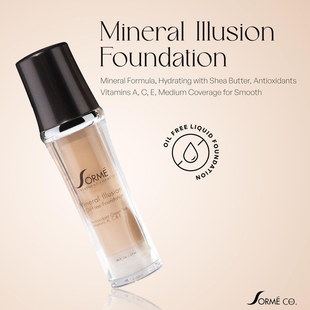 SORMÉ Mineral Illusion Foundation, Golden Light, 25 ml
