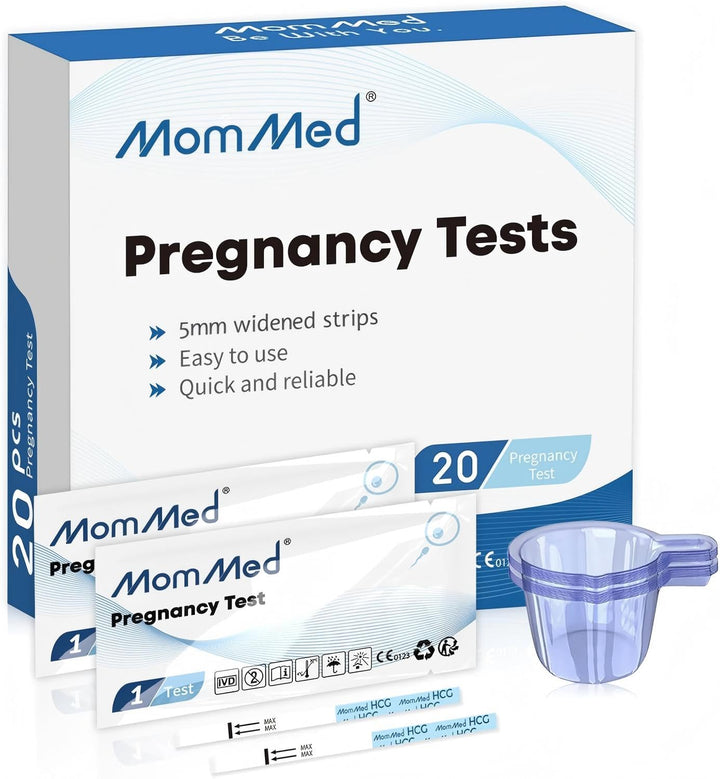 MOMMED Pregnancy Test Strips, 20 Count, Pack of 20