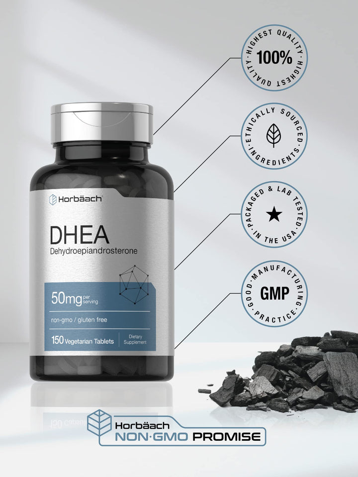 Horbäach DHEA 50 mg, 150 Count