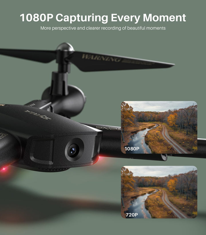 SYMA Drone With Camera, 1080p HD FPV, 2 Batteries