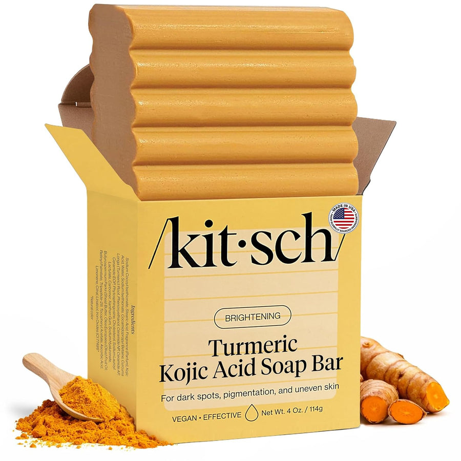 Kitsch Kojic Acid Soap Bar with Turmeric, 4 oz