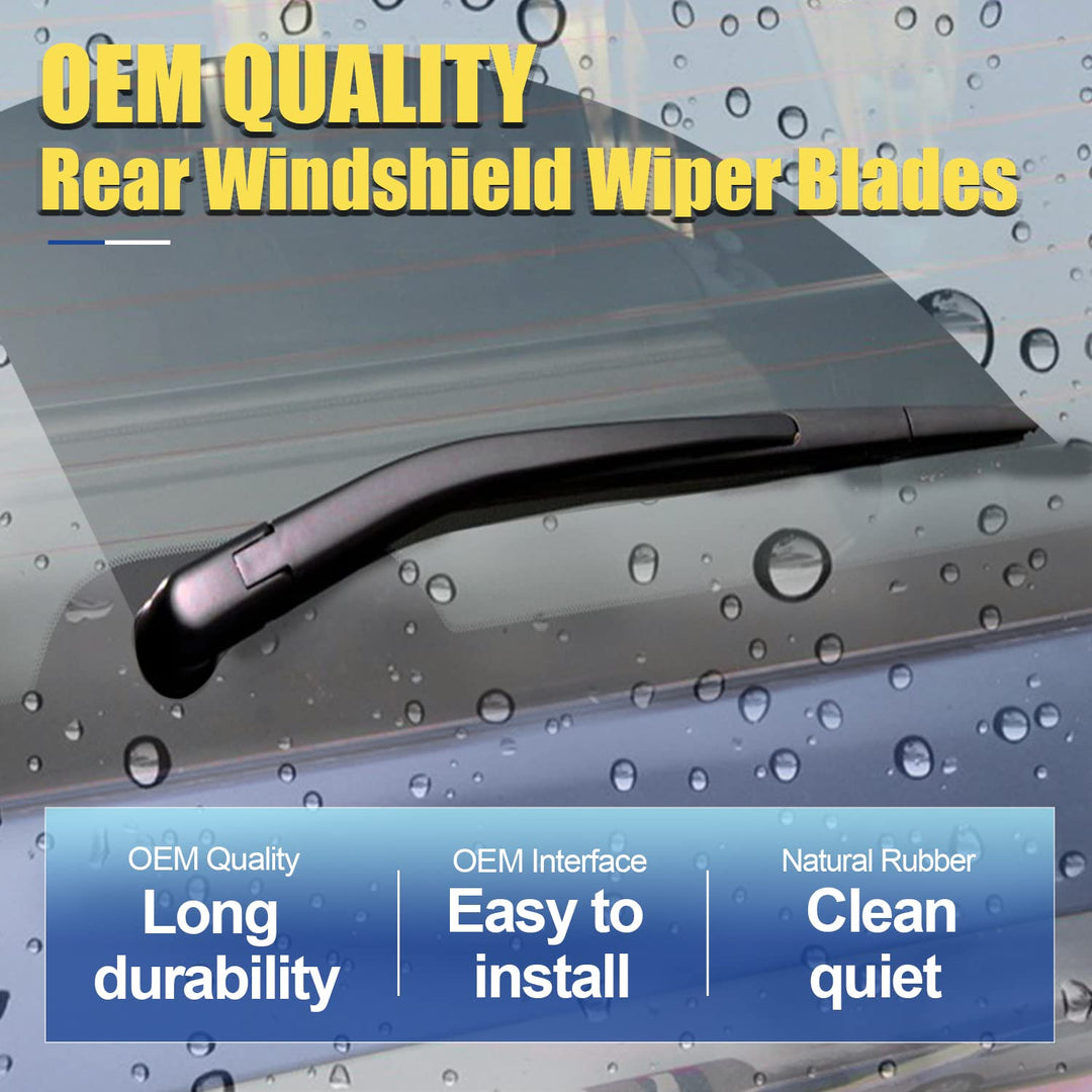 ANRDDO Factory Replacement Windshield Wiper Blades Set, 16 in, 14 in, 10 in, 4 Count