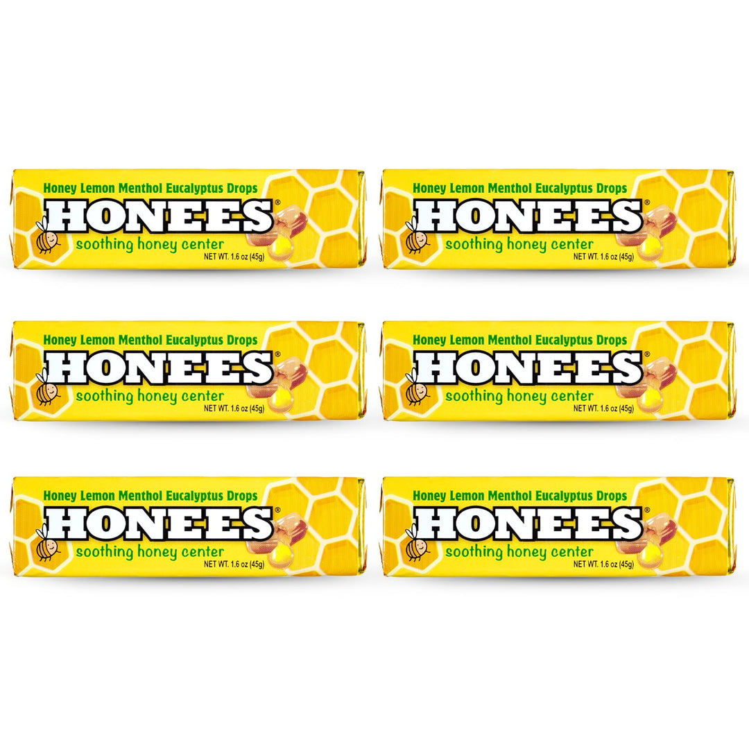 Honees Menthol Lemon Cough Drops, 9 Count