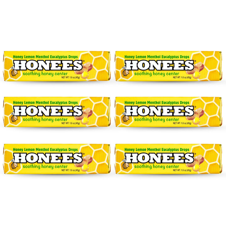 Honees Menthol Lemon Cough Drops, 9 Count