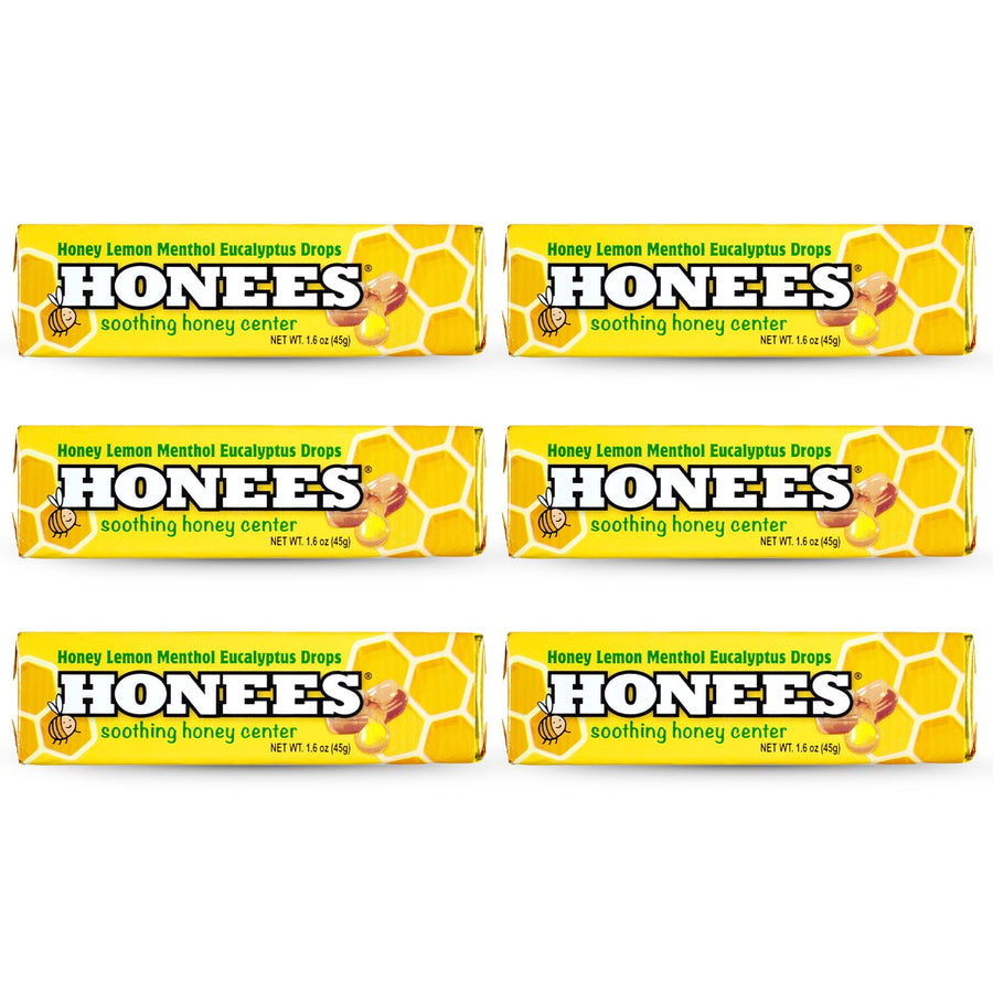 Honees Menthol Lemon Cough Drops, 9 Count