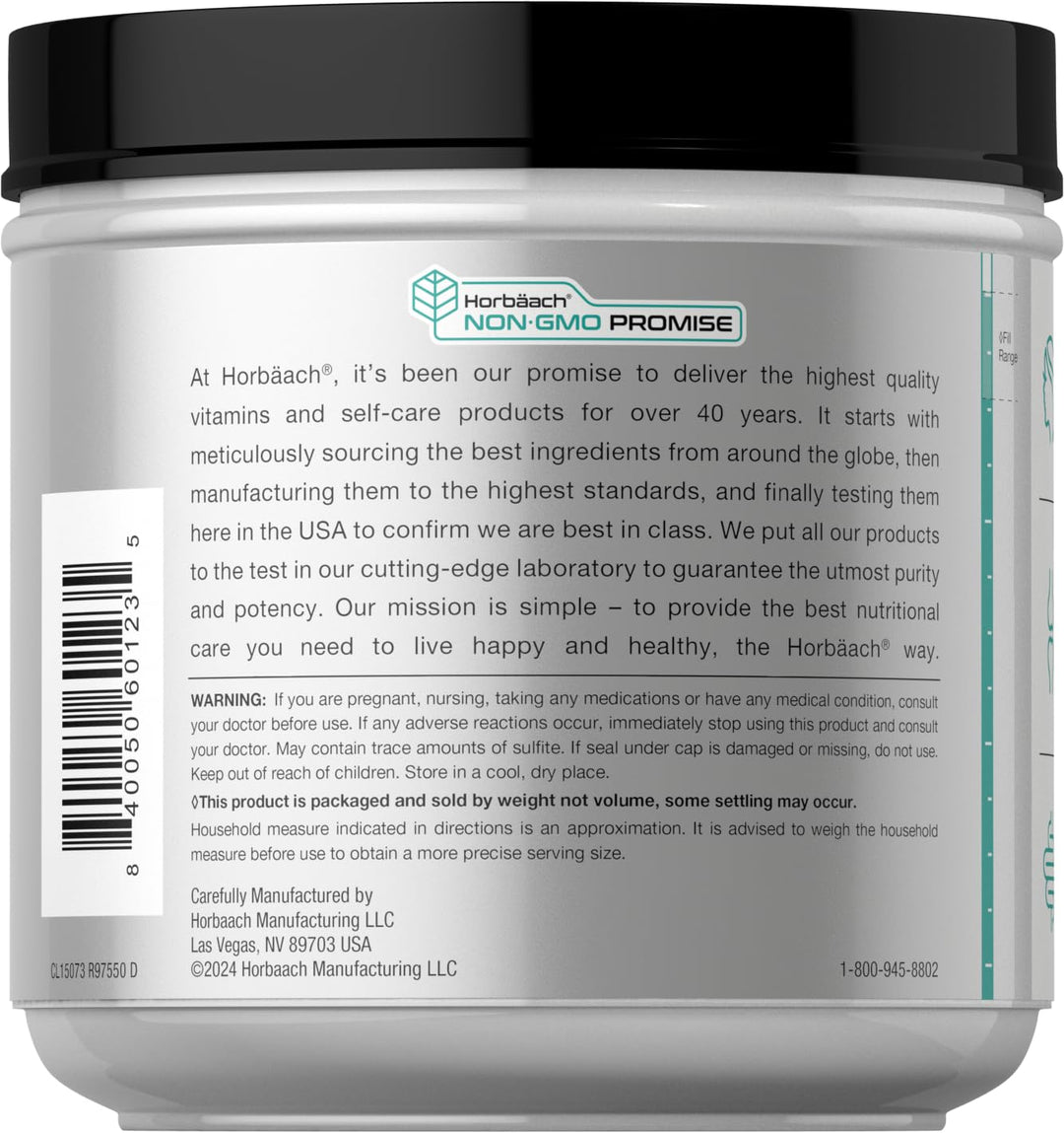 Horbäach Multi Collagen Protein Powder, 16 oz