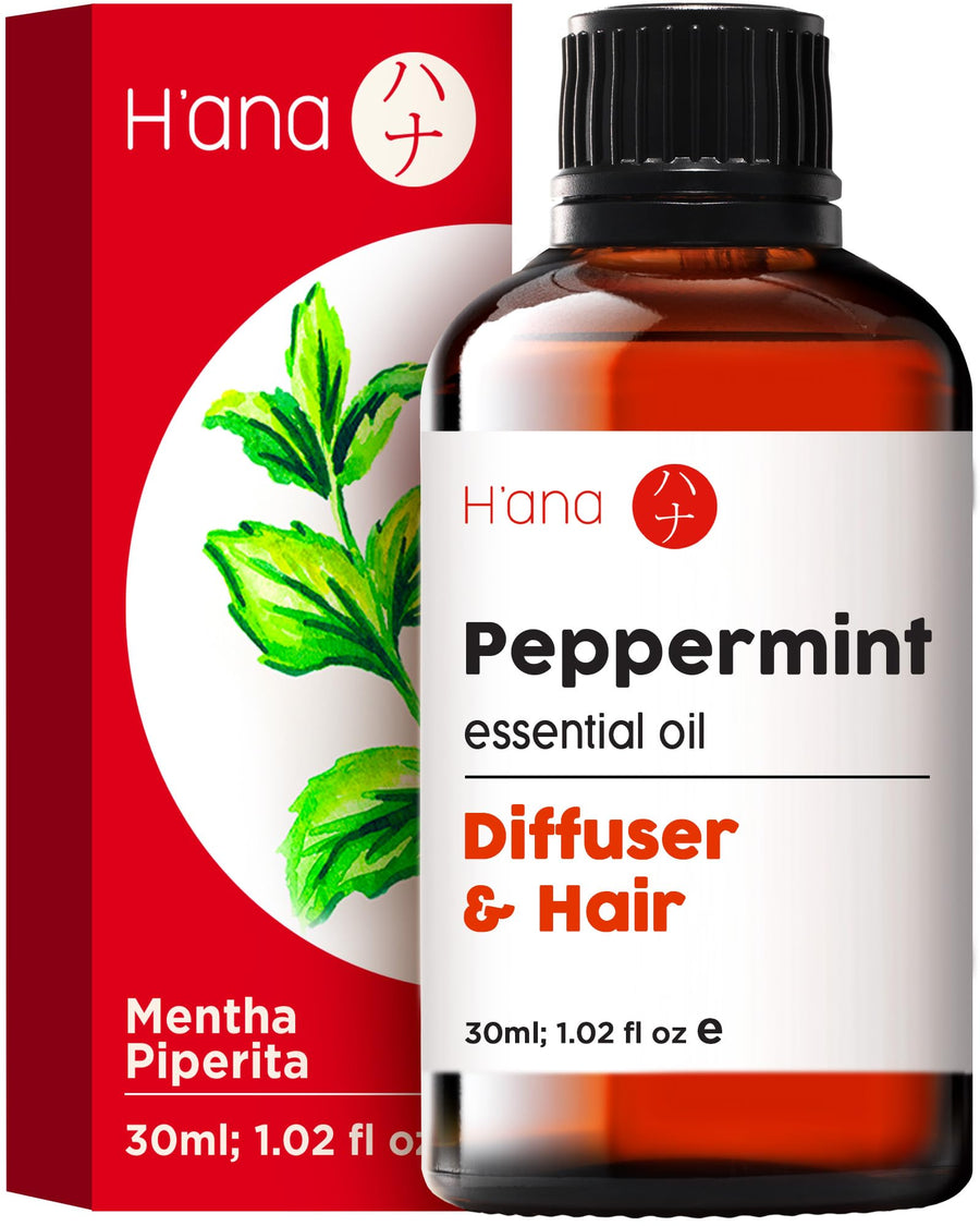 H'ana Peppermint Essential Oil, Peppermint, 30 ml