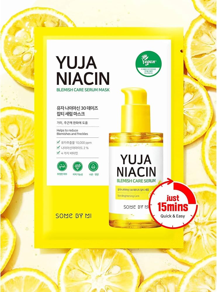 Yuja Niacin 30 Days Blemish Care Serum Mask 25g*10ea