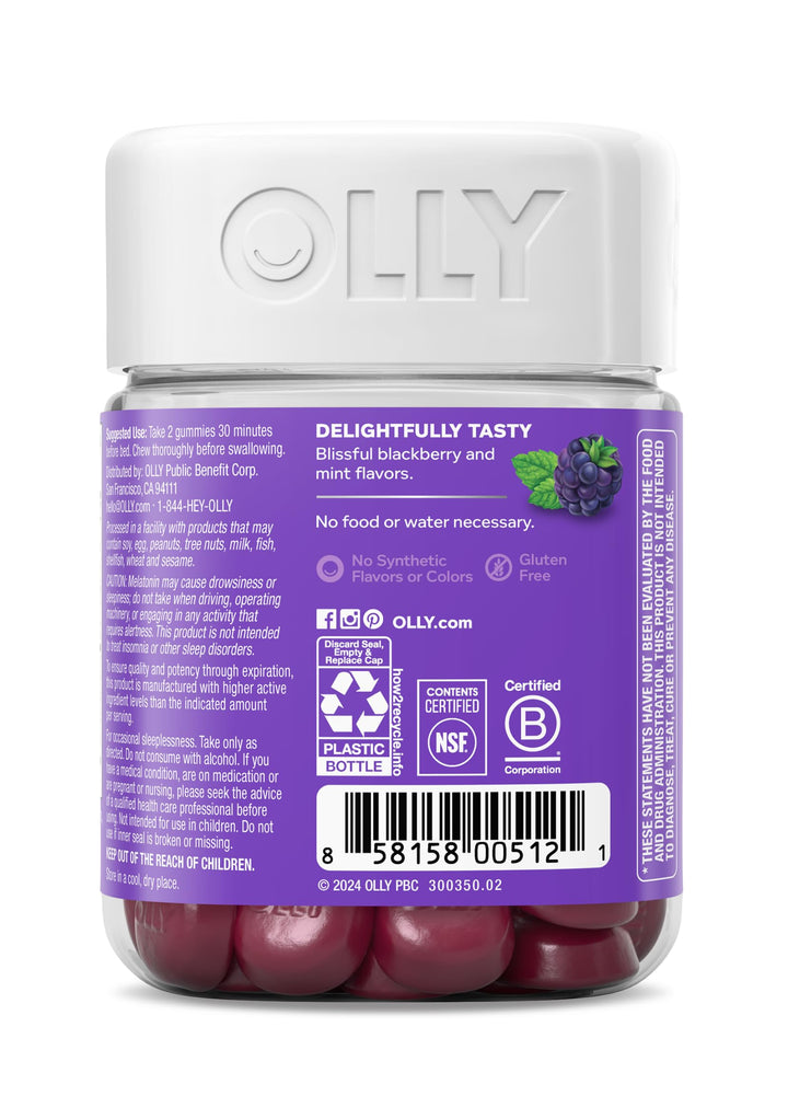 Olly Sleep Melatonin Gummy, 50 Count