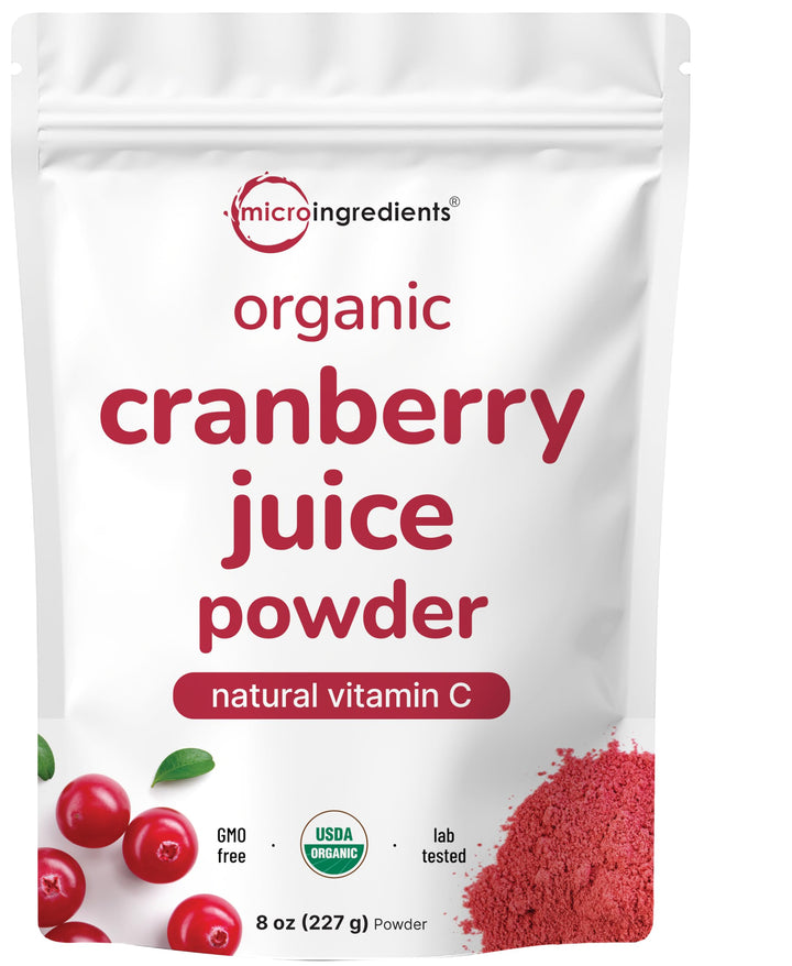 Micro Ingredients Organic Cranberry Juice Powder, 8 oz