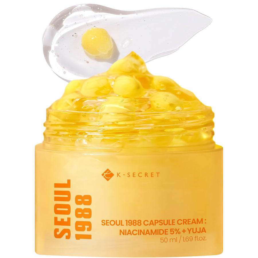 K-SECRET Seoul1988 Niacinamide 5% Capsule Cream, 1.69 fl oz