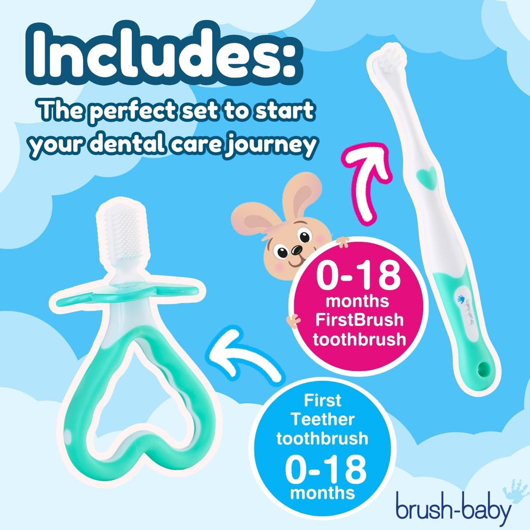 Brush Baby Firstbrush And Teether Set