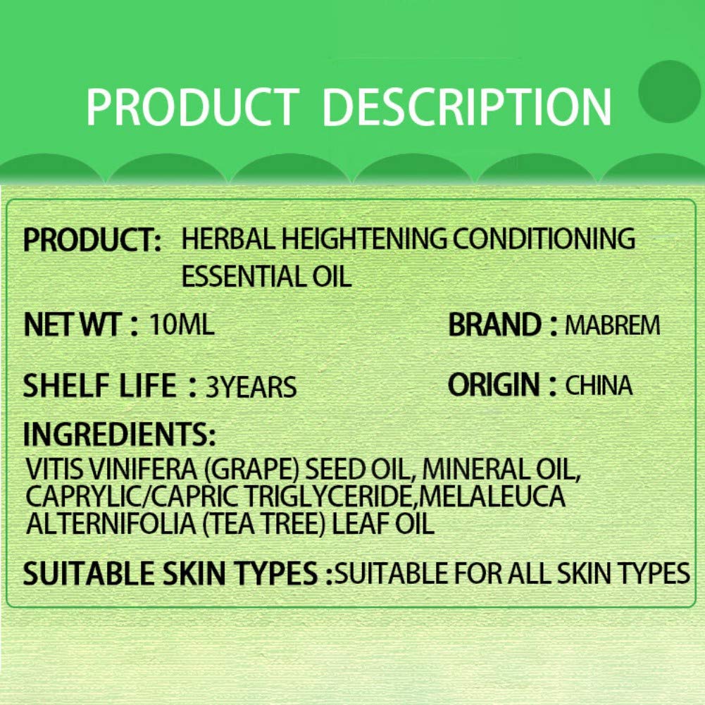 Angmile Natural Herbal Heightening Essential Oil, Conditioning Serum