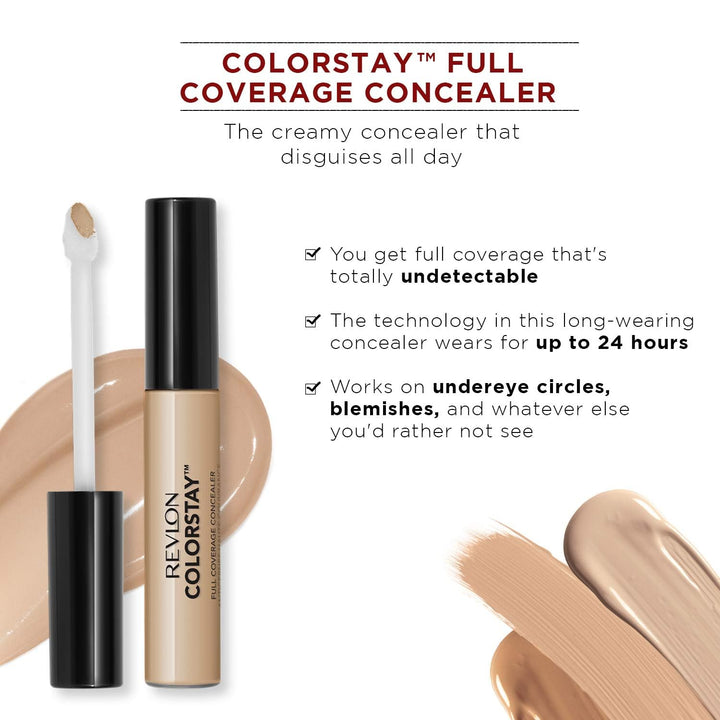 REVLON ColorStay Full Coverage Concealer, Light Medium 030
