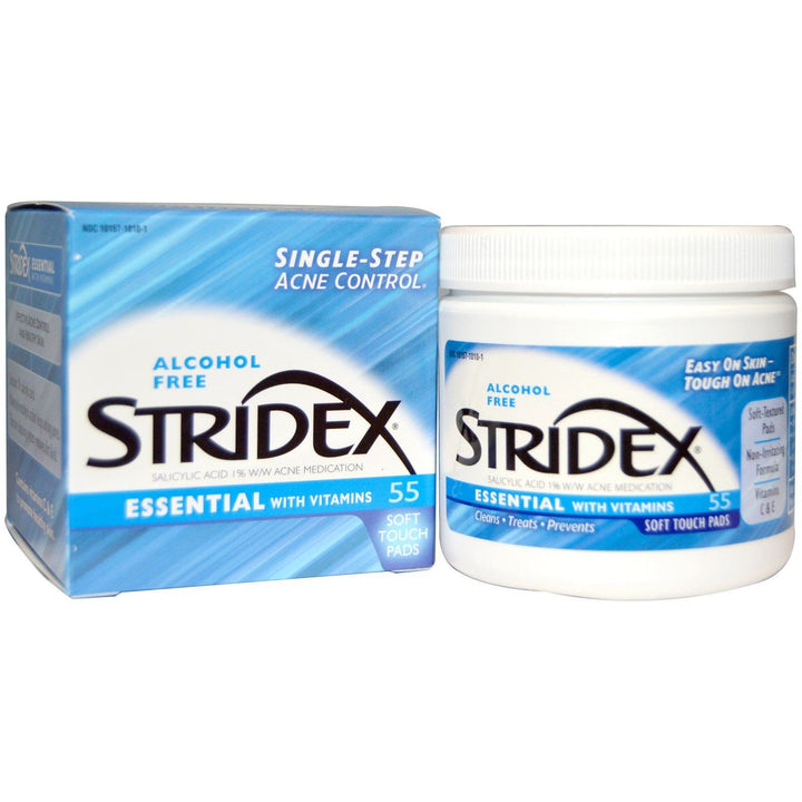 Stridex Single-Step Acne Control Pads, Alcohol Free, 55 Count