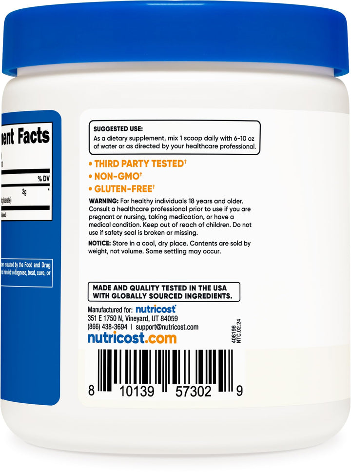 Nutricost Arginine AKG Powder, 300 g