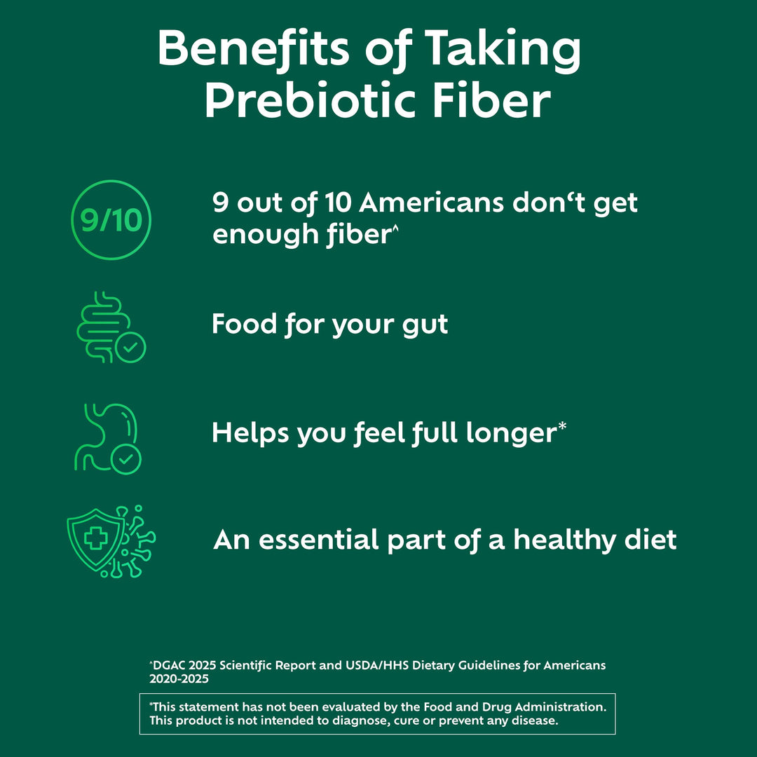 Benefiber Daily Prebiotic Fiber Supplement Powder, Unflavored, 17.6 oz