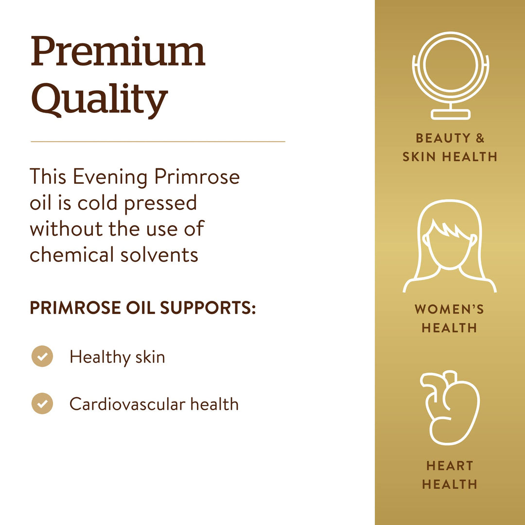 Solgar Evening Primrose Oil 500 mg, 180 Count