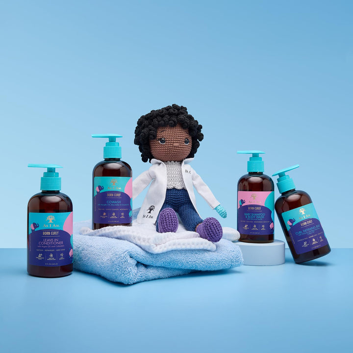 As I Am Born Curly Shampoo & Body Wash, 8 oz