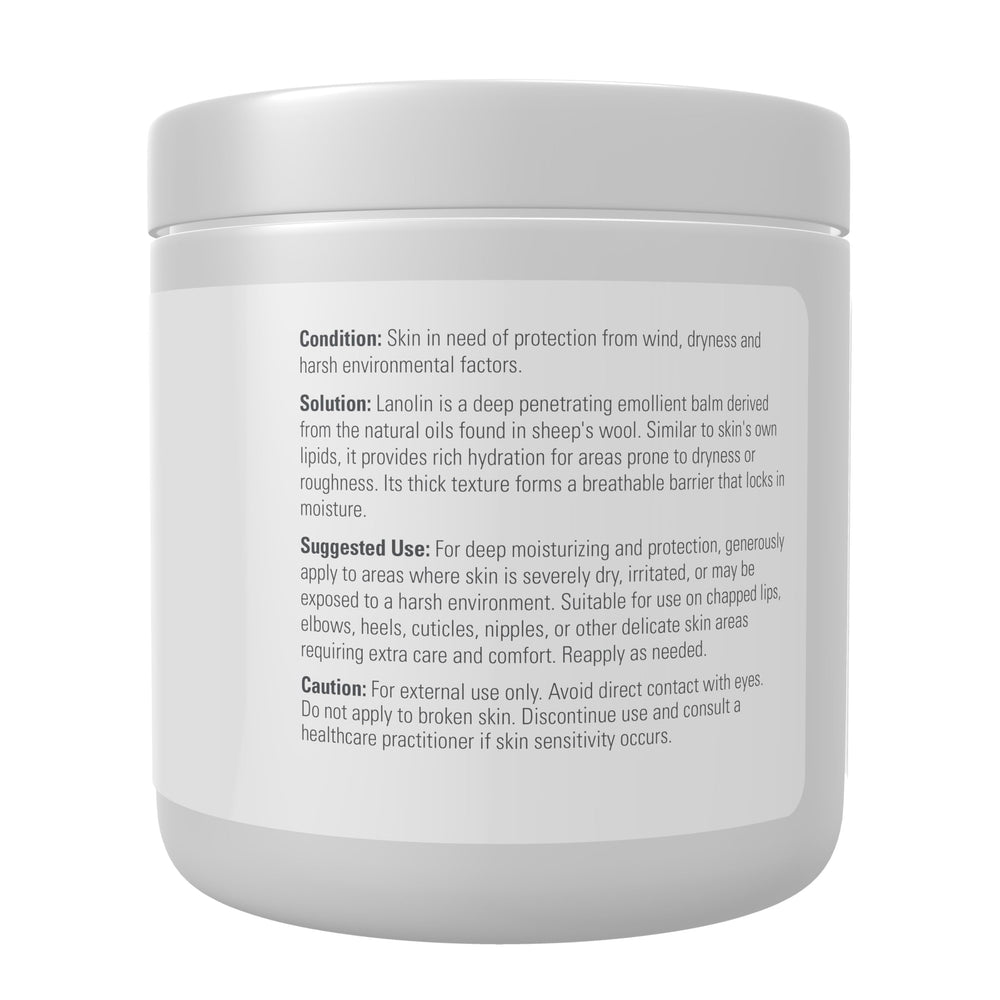 NOW Solutions Pure Lanolin Skin Protectant, 7 oz
