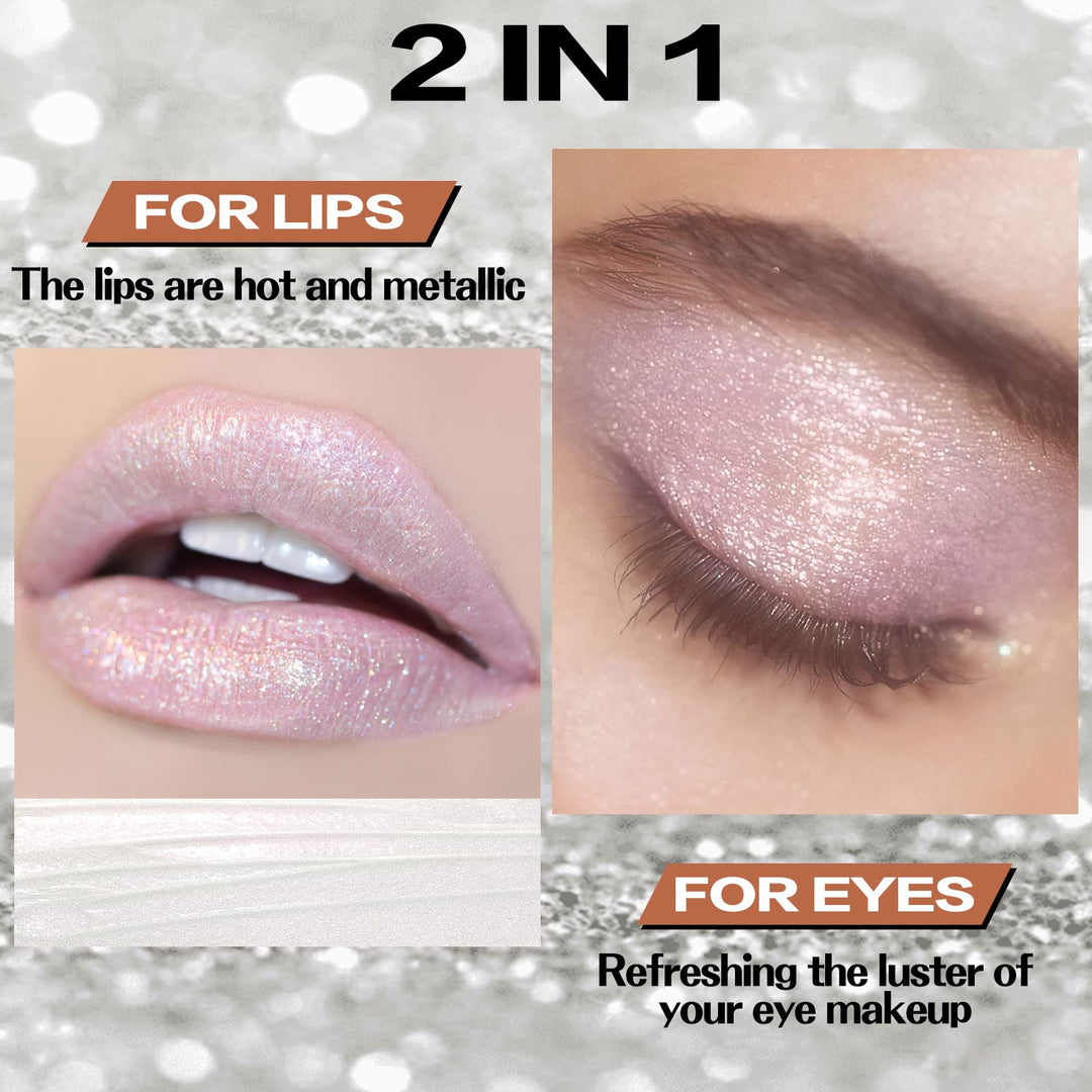 FOCALLURE Metallic Chameleon Liquid Lipstick, 02 Zircon