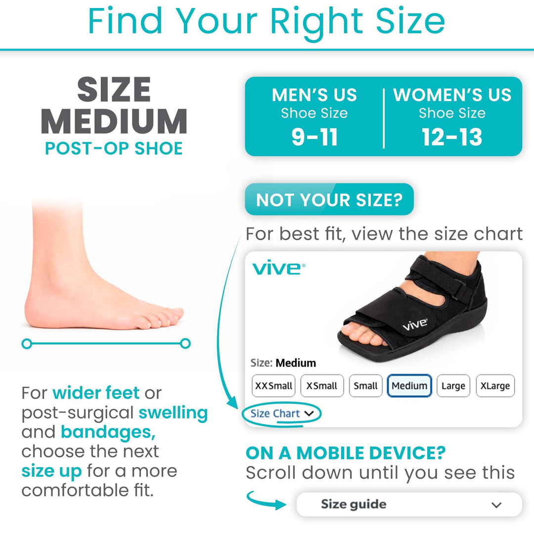 Vive Post Op Shoe, Medium