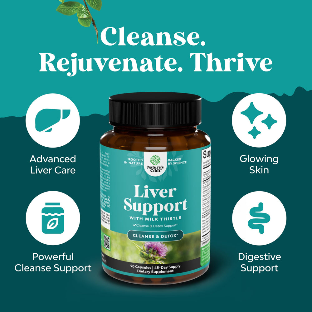 Natures Craft Liver Cleanse Capsules, 90 Count