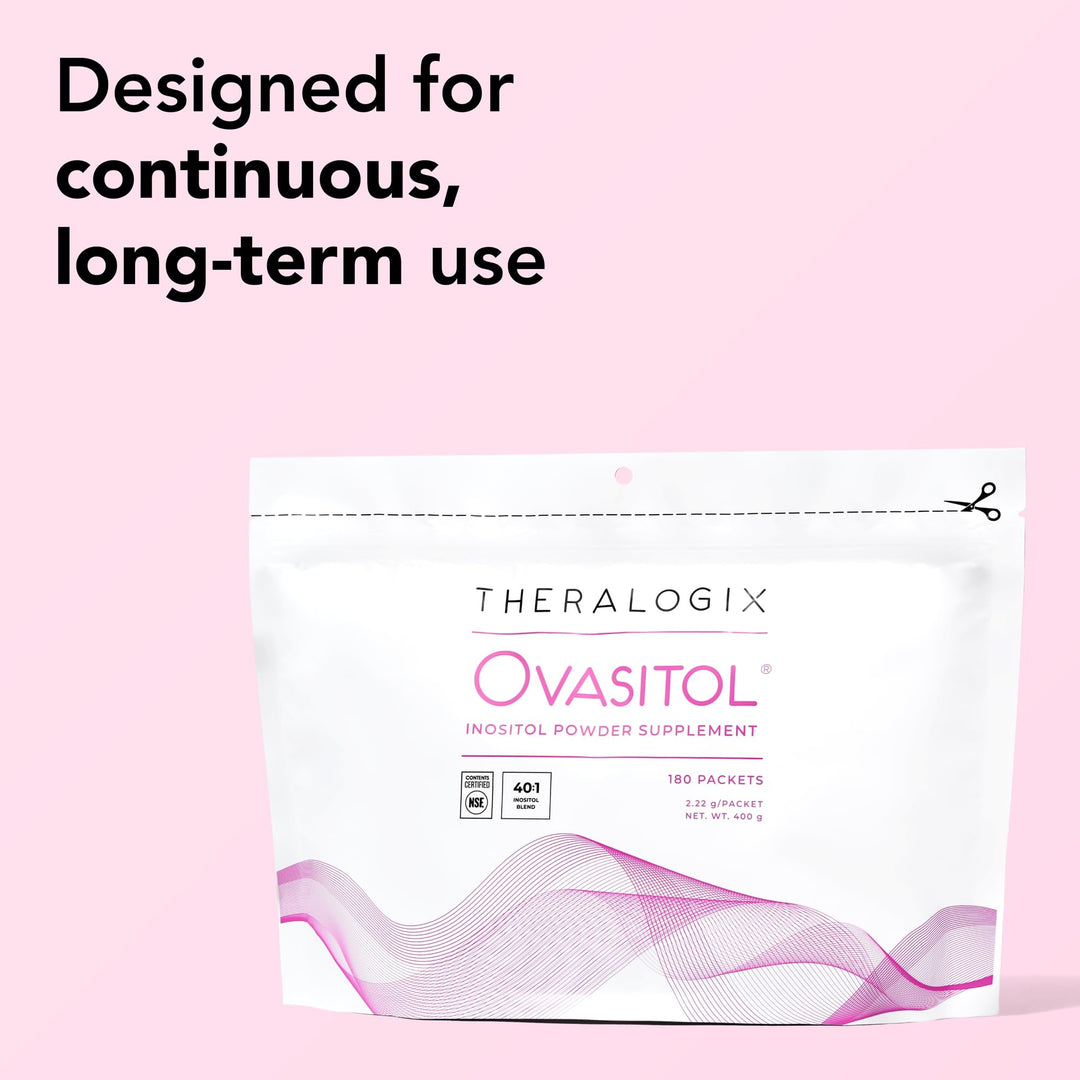 Theralogix Ovasitol Inositol Powder Packets, 180 Count