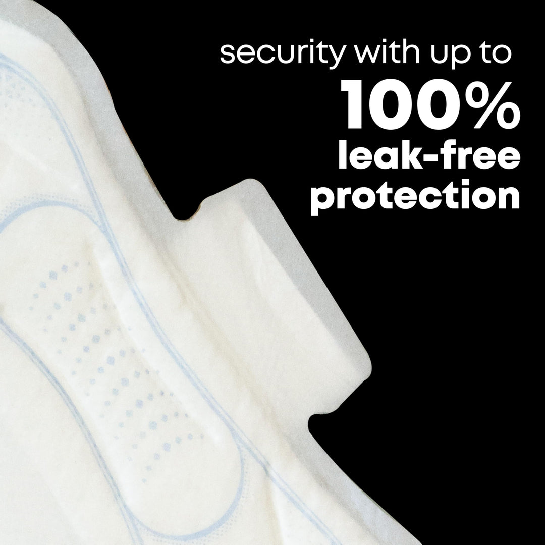 U by Kotex Security Maxi Pads With Wings, Unscented, 14 Count