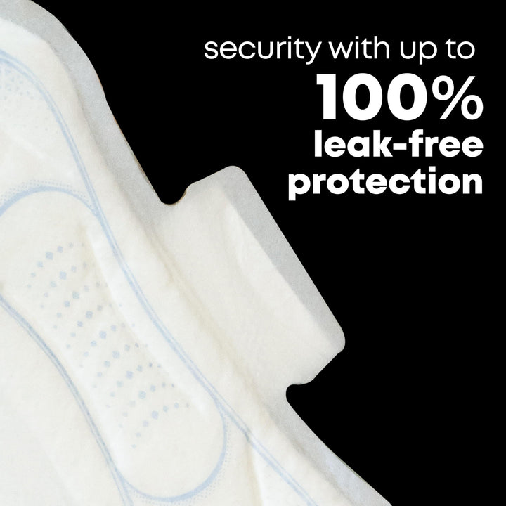 U by Kotex Security Maxi Pads With Wings, Unscented, 14 Count