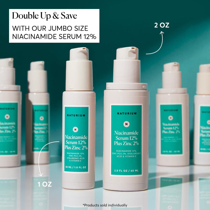 Naturium Niacinamide Face Serum 12% Plus Zinc 2%, 2 oz