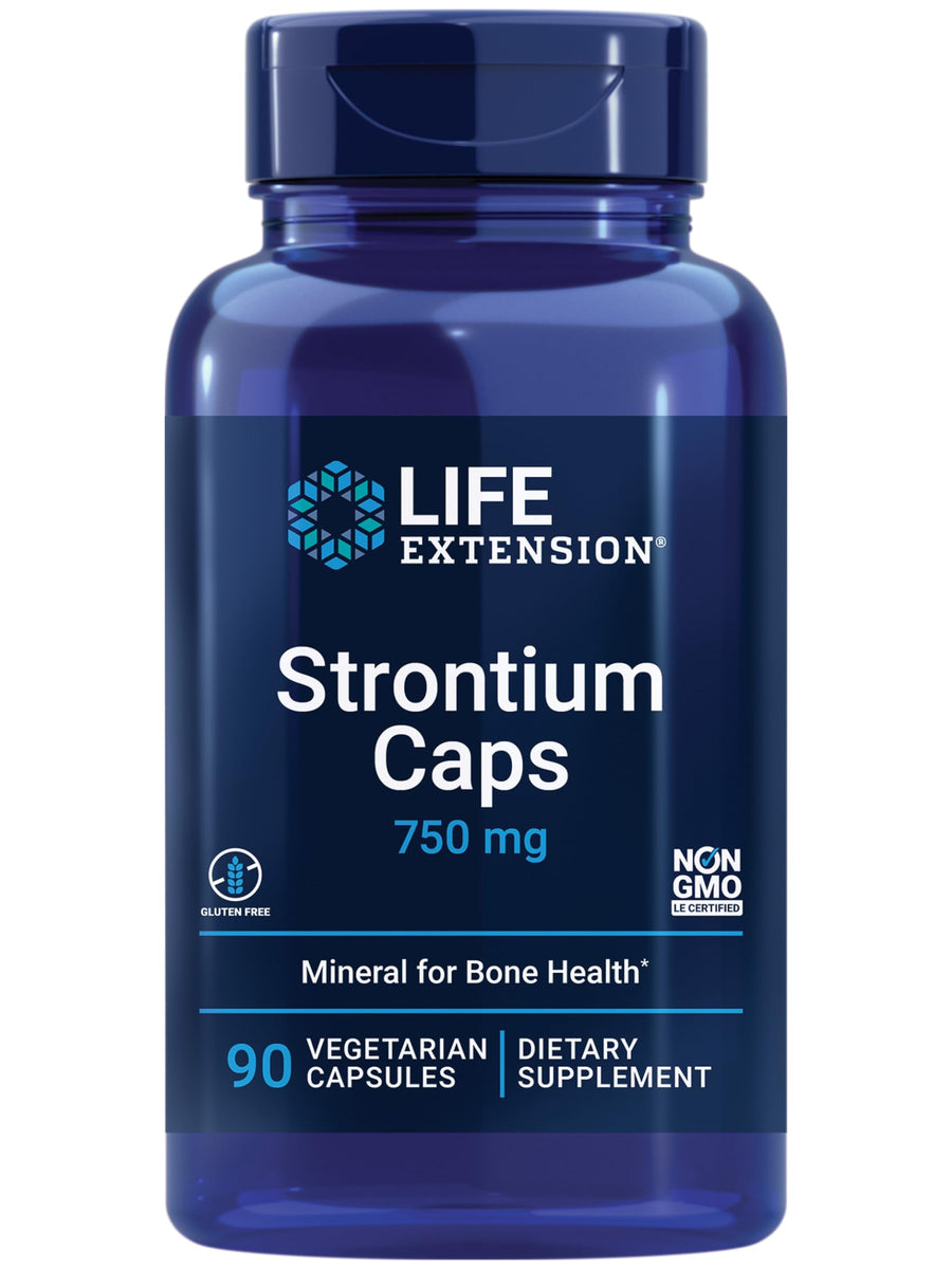 Life Extension Strontium Caps, 750 mg, 90 Count
