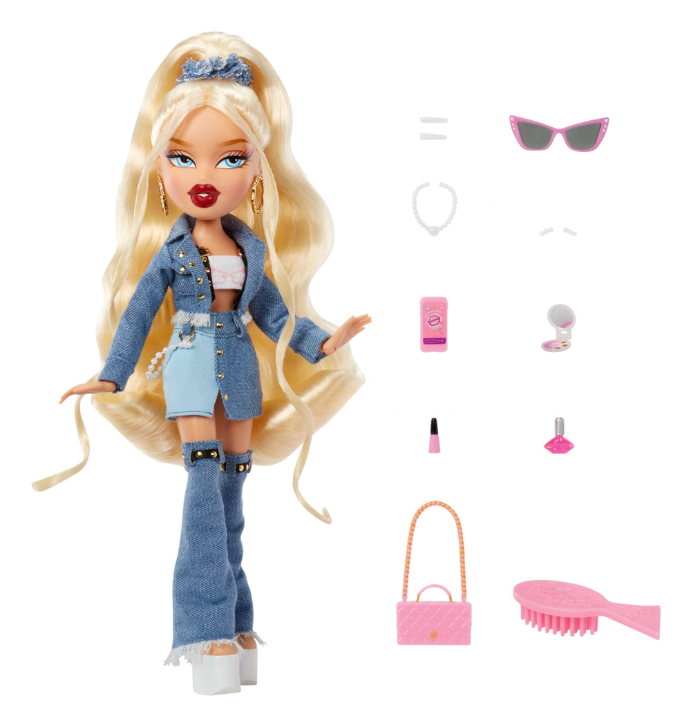 Bratz Cloe Fashion Doll and Accessories, 10 Count