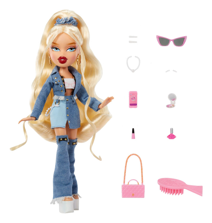 Bratz Cloe Fashion Doll and Accessories, 10 Count