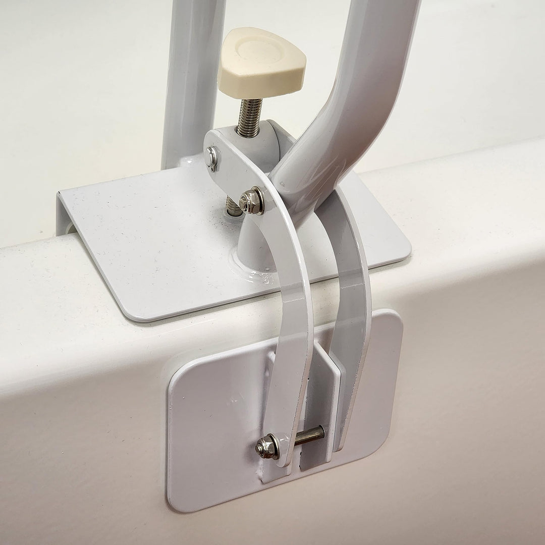Carex White Bathtub Rail, 1 Count