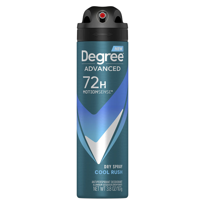 Degree Men Motionsense Antiperspirant Deodorant Dry Spray, Cool Rush, 3.8 oz