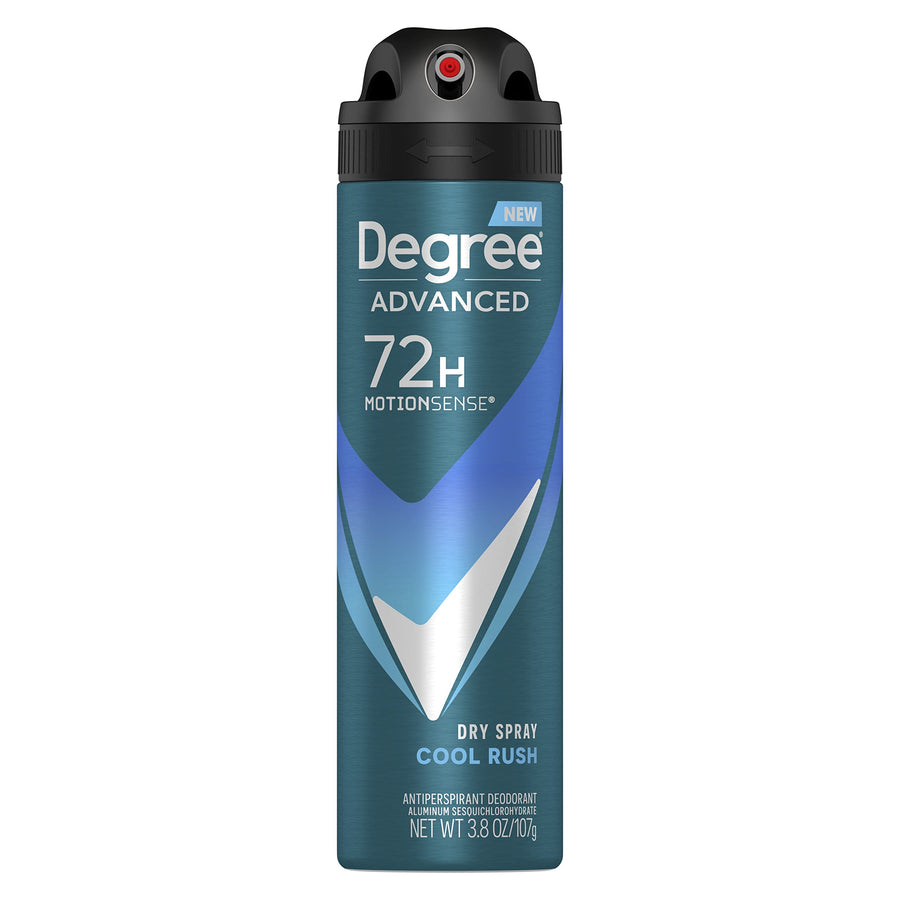 Degree Men Motionsense Antiperspirant Deodorant Dry Spray, Cool Rush, 3.8 oz
