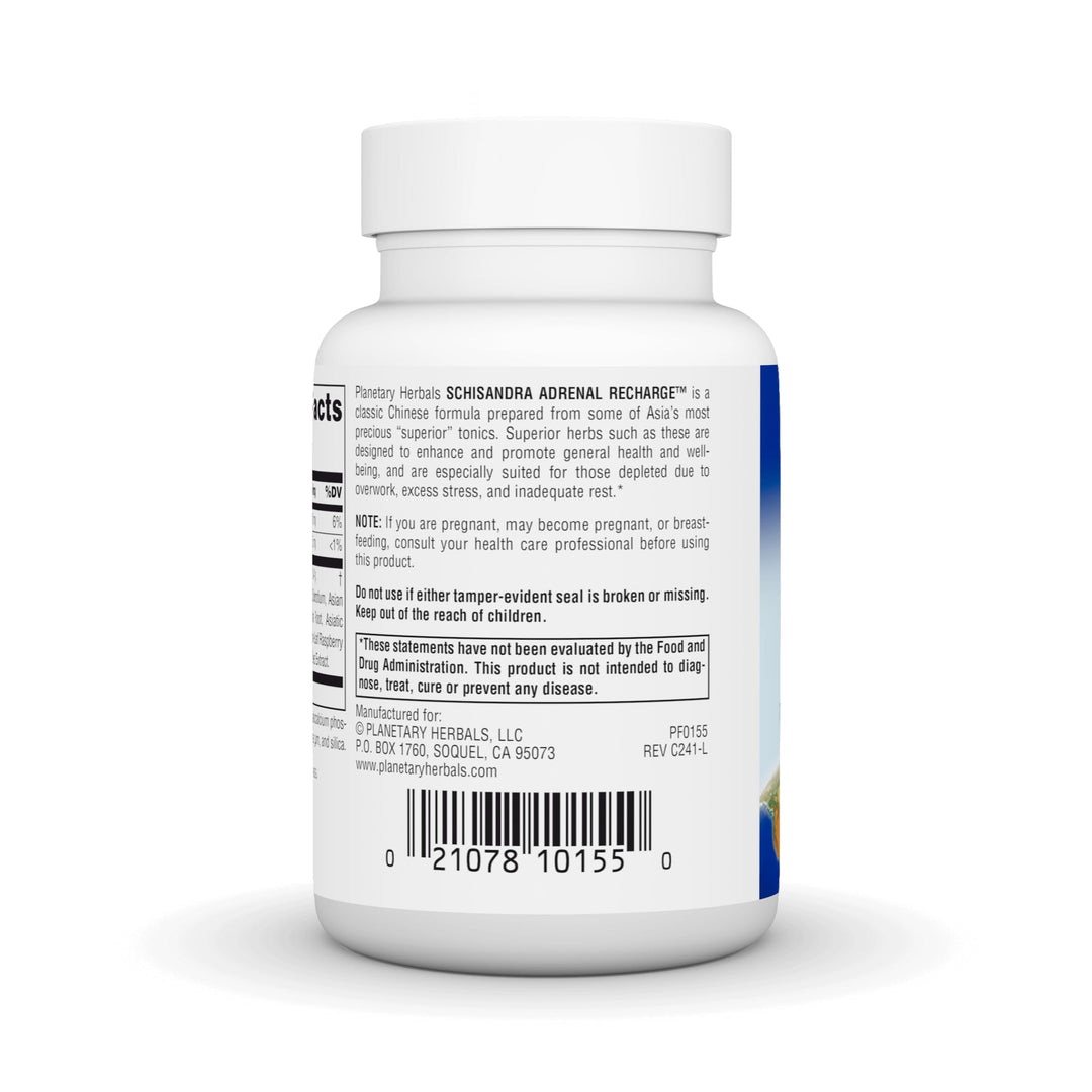 Planetary Herbals Schisandra Adrenal Complex, 710 mg, 60 Count