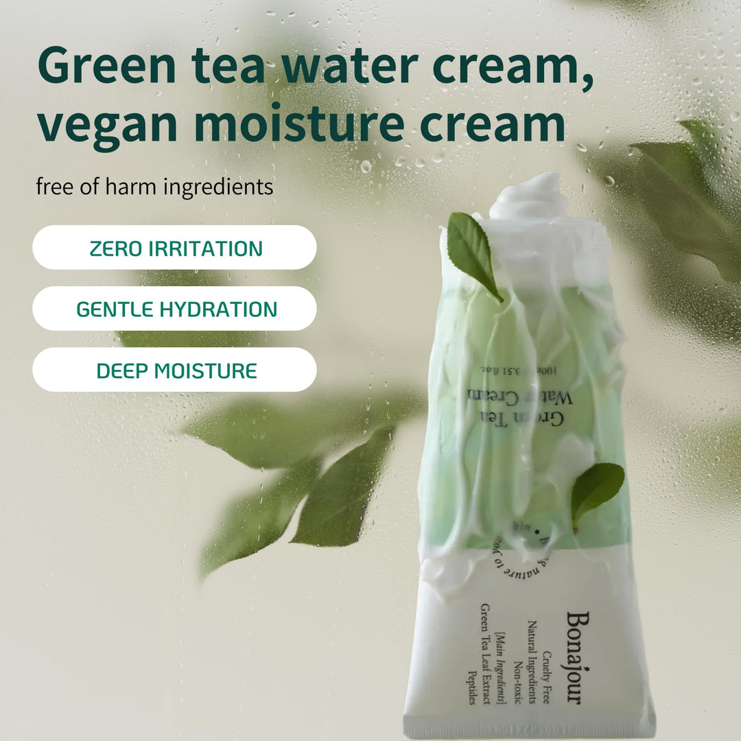 BONAJOUR Green Tea Face Moisturizing Cream, 3.38 fl oz