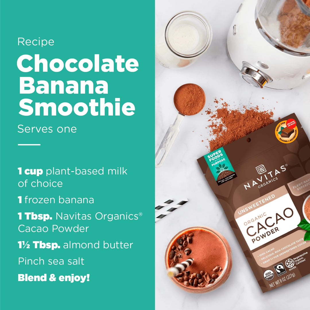 Navitas Organics Cacao Powder, 227 g