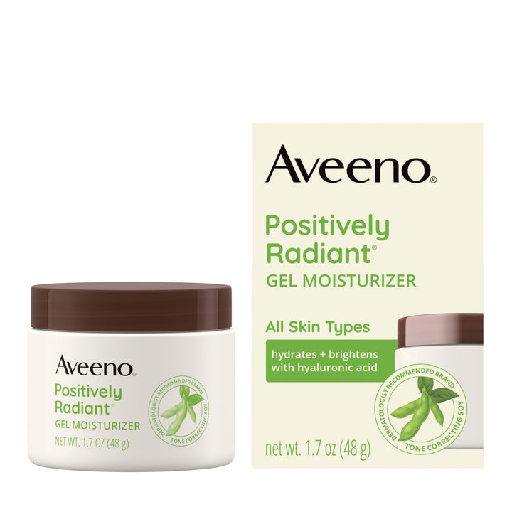 Aveeno Positively Radiant Daily Gel Facial Moisturizer, 1.7 oz
